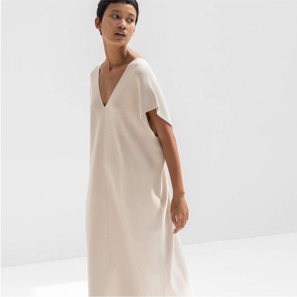 Lauren Manoogian v neck interlock dress